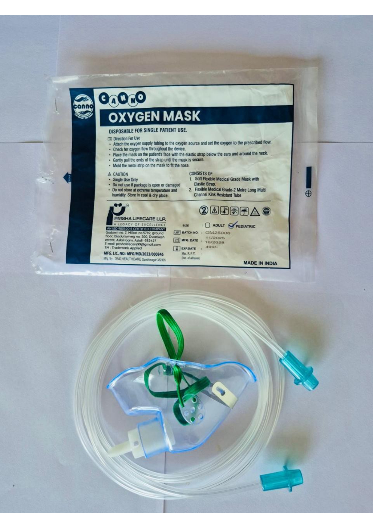 Oxygen Mask Pediatric